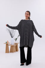 AFL Striped Tunic Black
