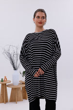 AFL Striped Tunic Black
