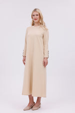 JMN Cotton Dress Cream