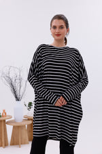 AFL Striped Tunic Black