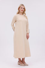 JMN Cotton Dress Cream