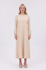 JMN Cotton Dress Cream