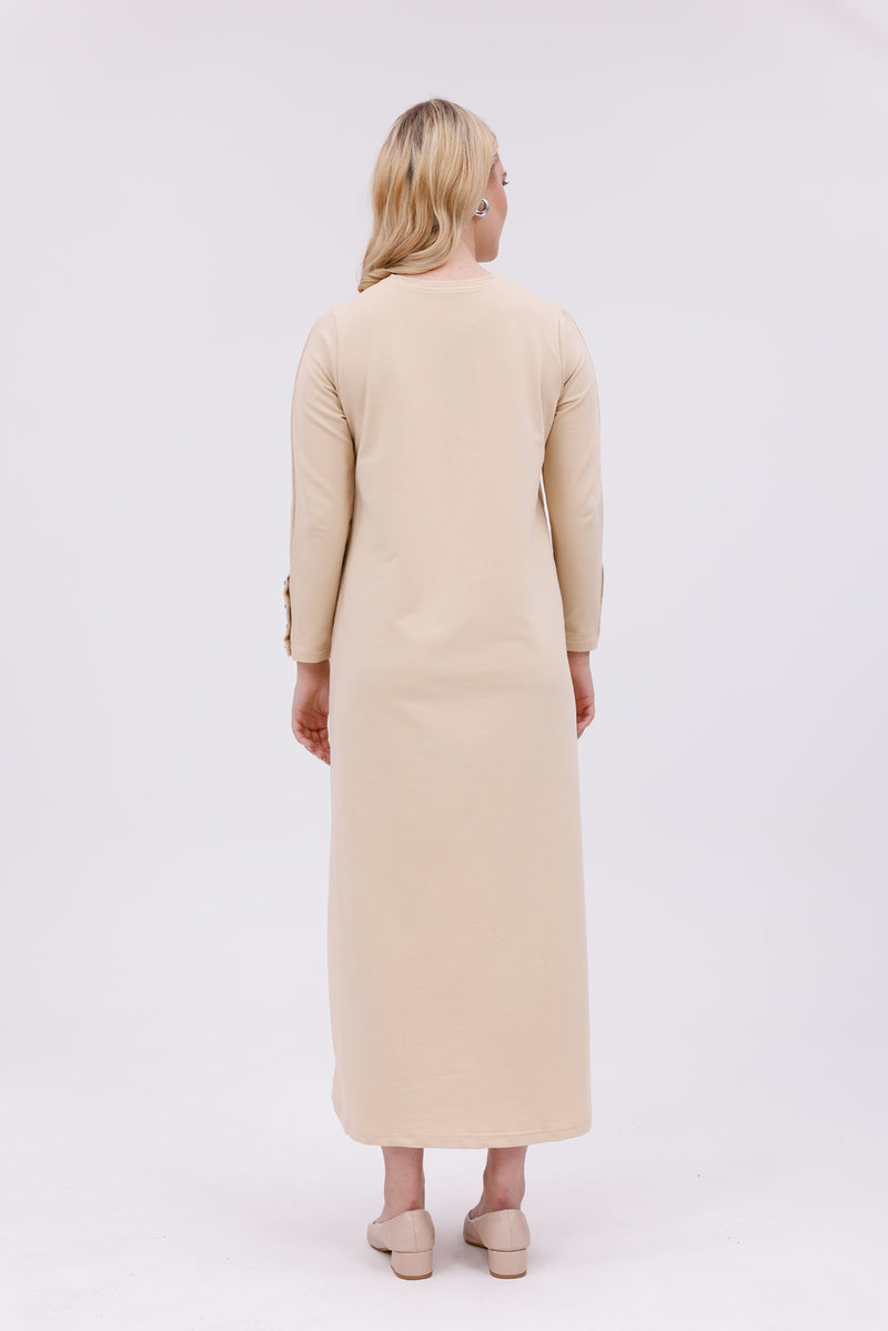 JMN Cotton Dress Cream