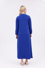 JMN Cotton Dress Sax Blue
