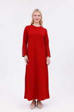 JMN Cotton Dress Red