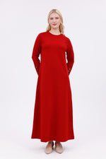 JMN Cotton Dress Red