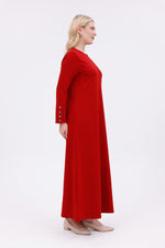 JMN Cotton Dress Red