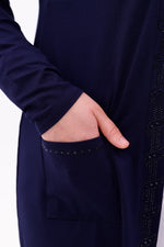 DT Grandma Cardigan Navy Blue