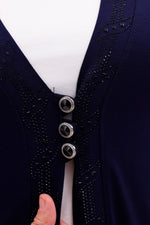 DT Grandma Cardigan Navy Blue