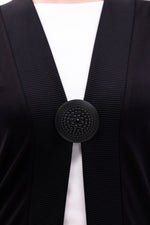 AHK One Button Vest Black