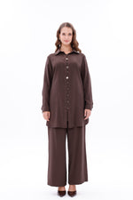 F&G Van Cleef Button Set Brown