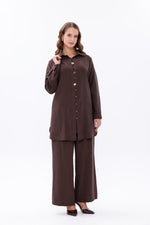 F&G Van Cleef Button Set Brown