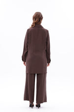 F&G Van Cleef Button Set Brown