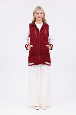 AYZ Eden 2 Pc Vest Set Burgundy