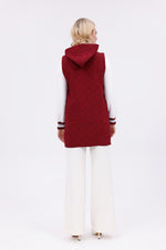 AYZ Eden 2 Pc Vest Set Burgundy