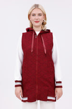 AYZ Eden 2 Pc Vest Set Burgundy