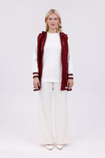 AYZ Eden 2 Pc Vest Set Burgundy