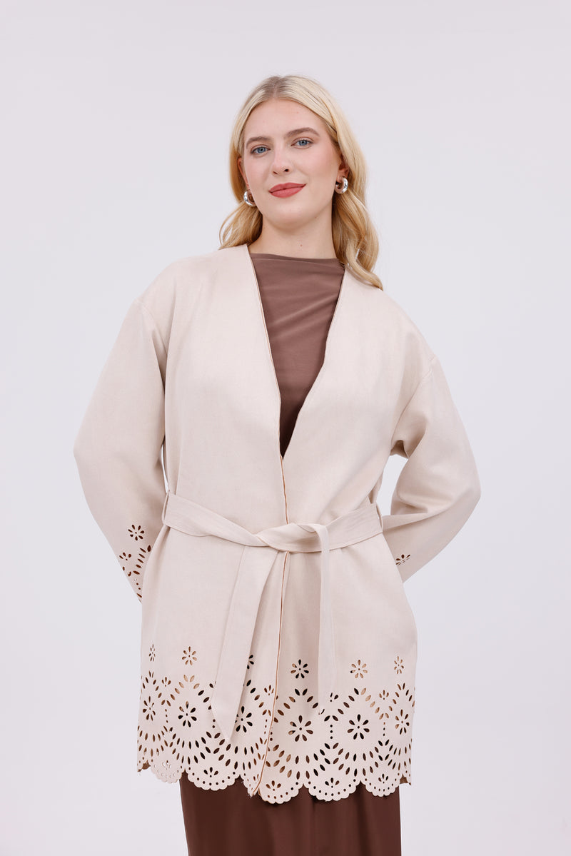 AYZ Jade Nubuck Jacket Stone
