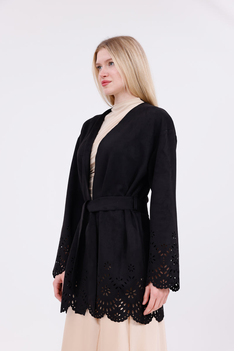 AYZ Jade Nubuck Jacket Black
