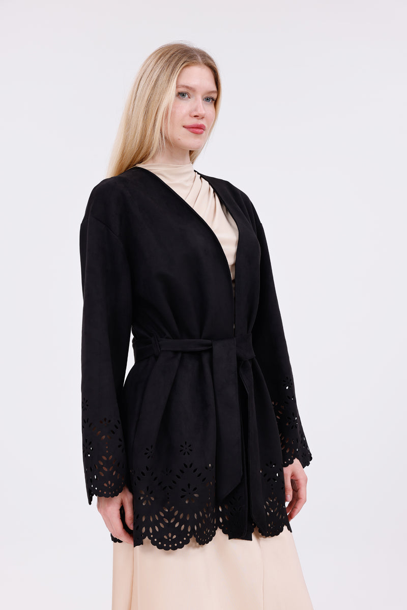 AYZ Jade Nubuck Jacket Black