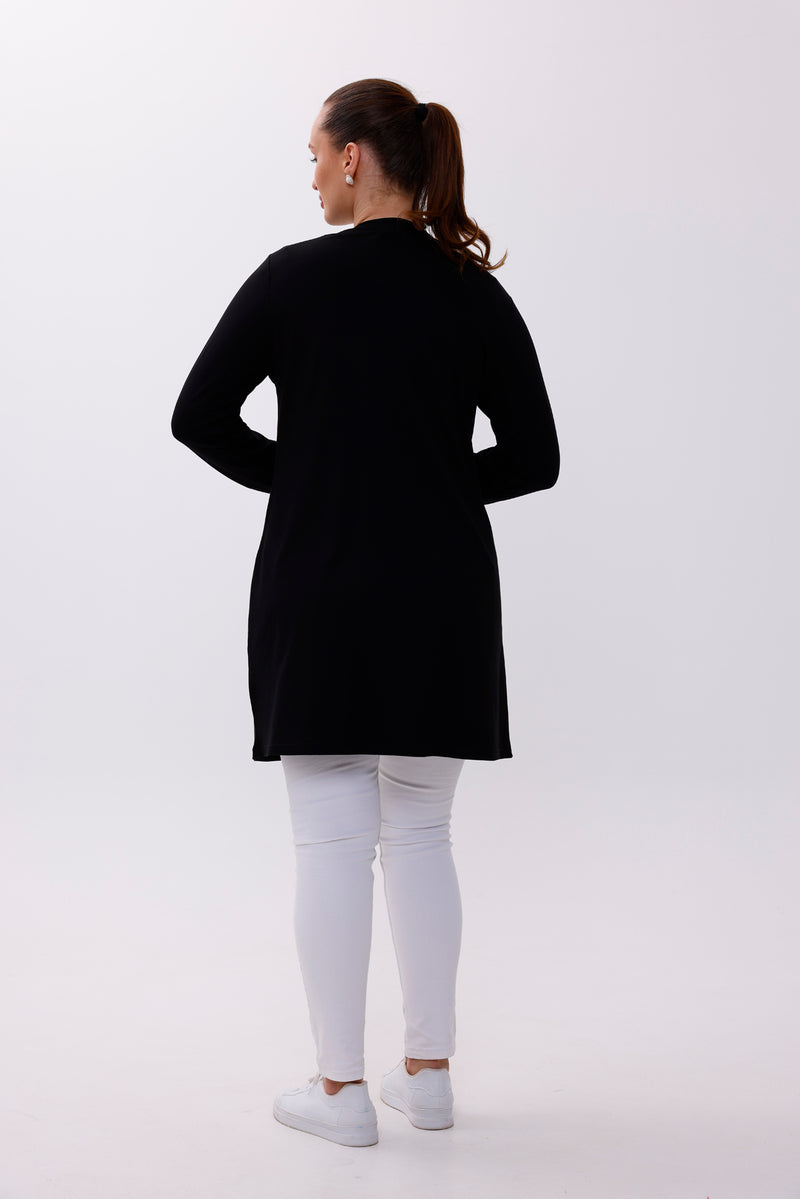 DT Grandma Cardigan Black