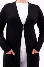 DT Grandma Cardigan Black