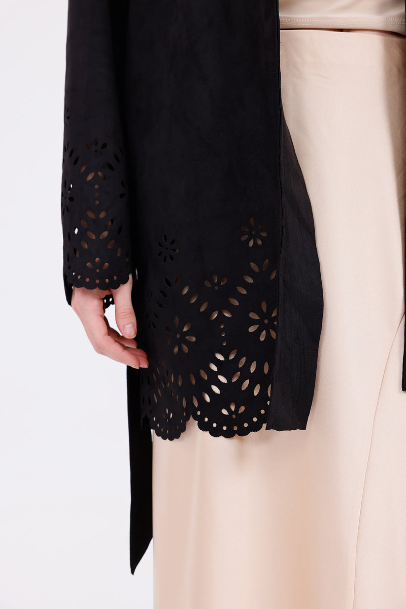 AYZ Jade Nubuck Jacket Black