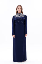 T&Y Agnes Special Occasion Dress Navy Blue