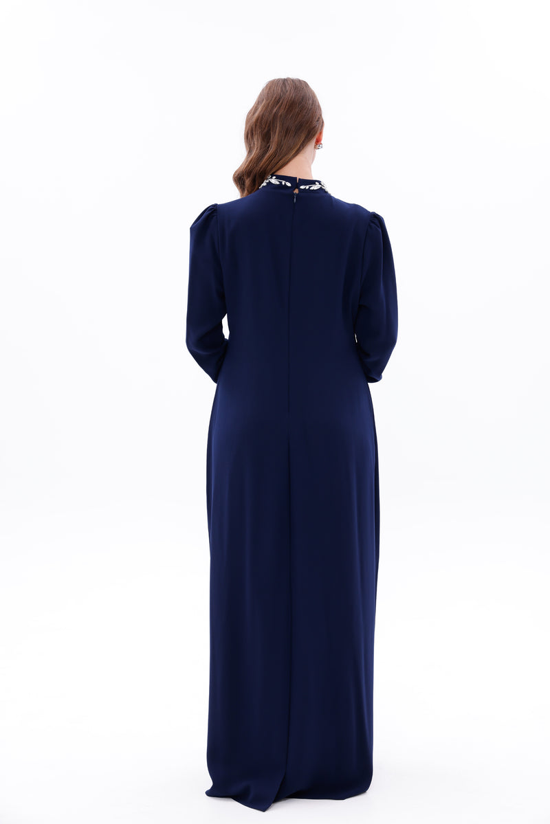 T&Y Agnes Special Occasion Dress Navy Blue