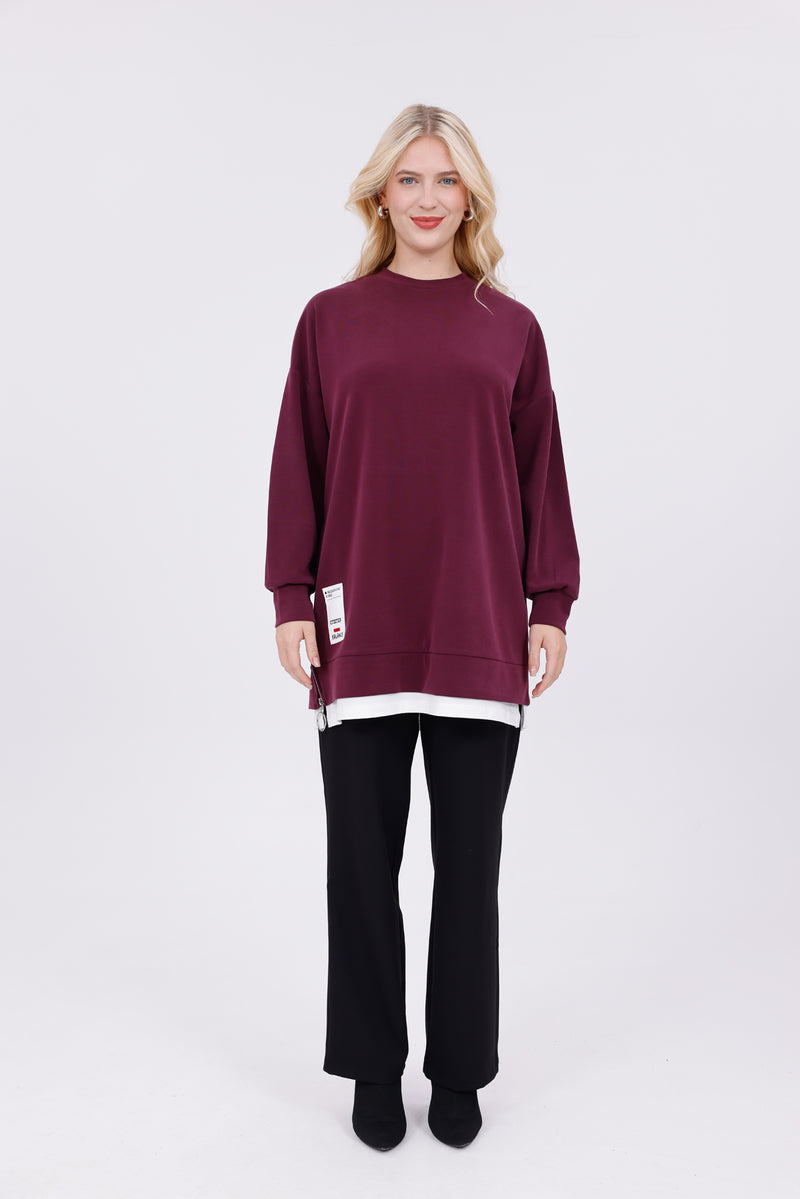 PN Masmay Sweatshirt  Damson