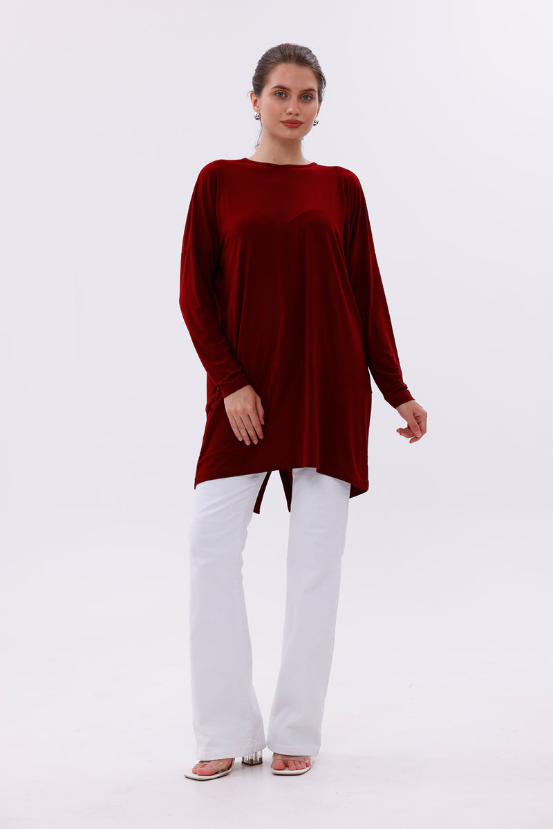 AFL Duru Tunic Burgundy