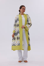 IKL Lina Cardigan Oil Green