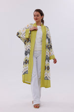 IKL Lina Cardigan Oil Green