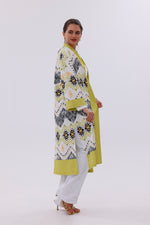 IKL Lina Cardigan Oil Green