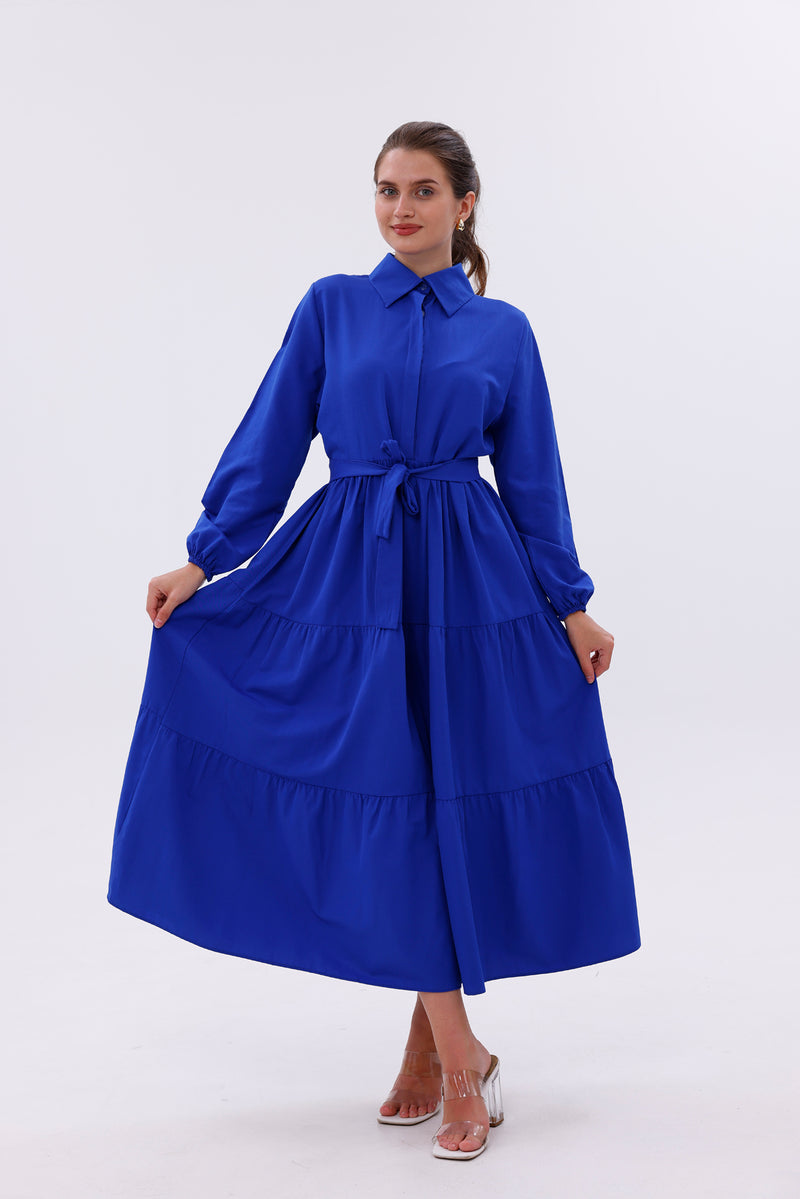 AFL Melonia Dress Sax Blue