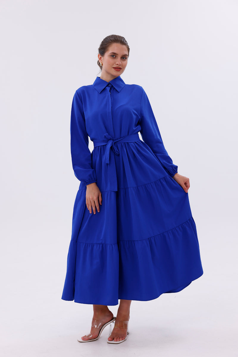 AFL Melonia Dress Sax Blue