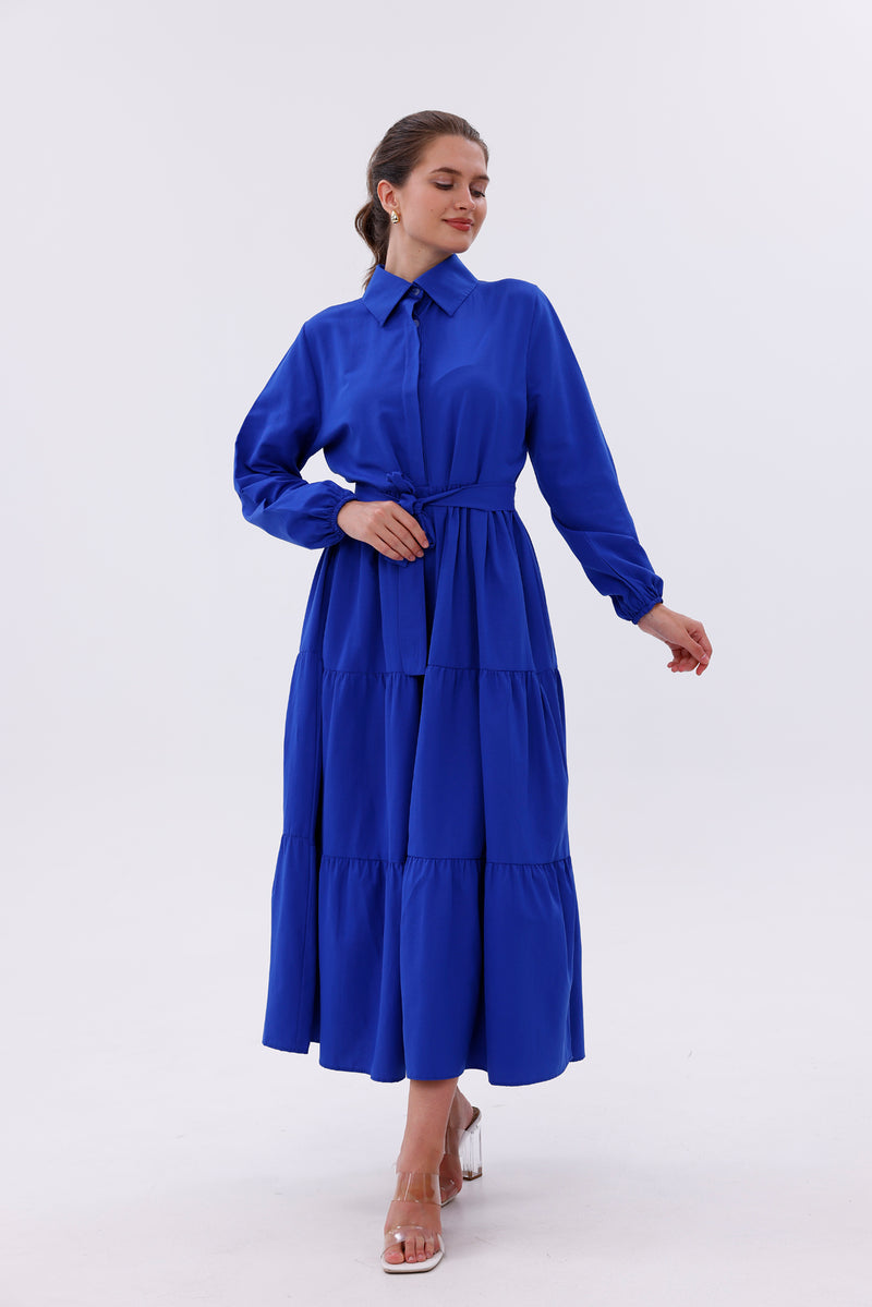 AFL Melonia Dress Sax Blue
