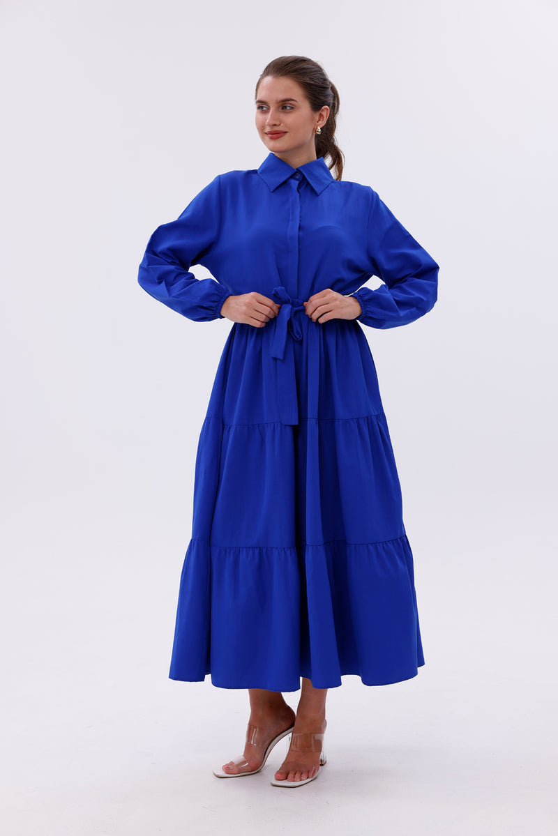 AFL Melonia Dress Sax Blue