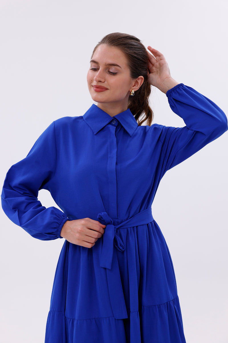 AFL Melonia Dress Sax Blue