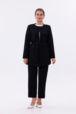 MY3 Pearl Jacquard Set Black