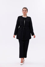 MY3 Pearl Jacquard Set Black