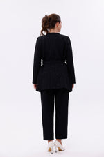 MY3 Pearl Jacquard Set Black
