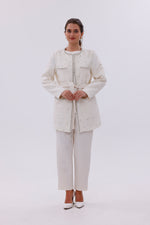 MY3 Pearl Jacquard Set Ecru
