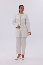 MY3 Pearl Jacquard Set Ecru