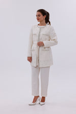 MY3 Pearl Jacquard Set Ecru