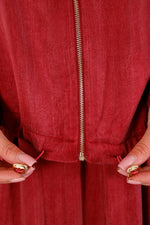 FTZ Allison Qupra Dress Burgundy