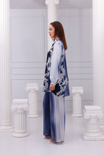 F&G 3 Pc Sateen Set Navy Blue