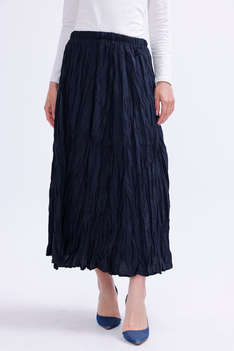 AYZ Sawyer Wrinkle Skirt Black