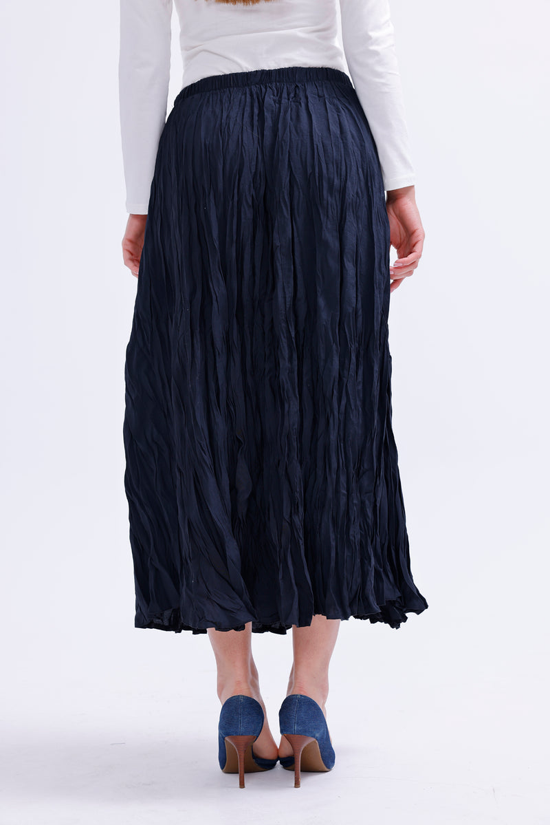 AYZ Sawyer Wrinkle Skirt Black