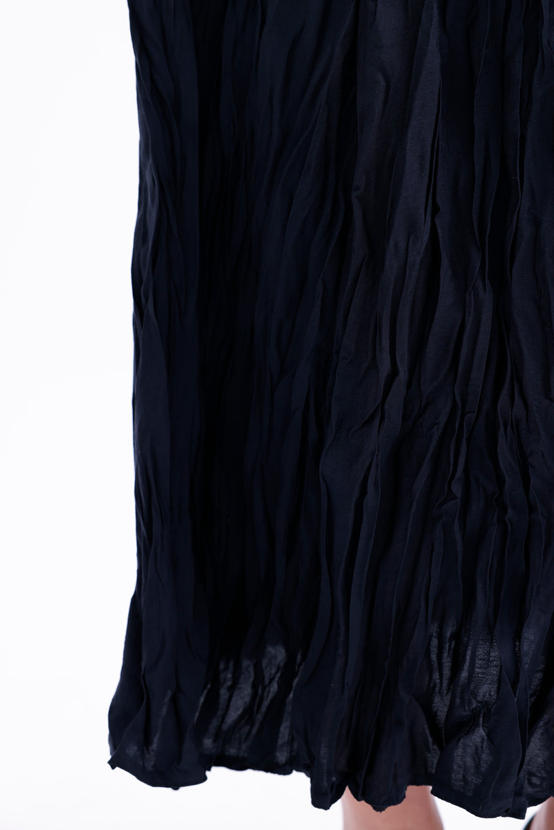 AYZ Sawyer Wrinkle Skirt Black